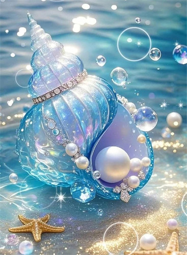 Seashell diamond painting - diamond,