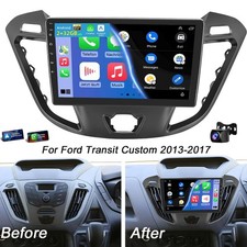 9 For Ford Transit Custom 13-17 CarPlay 2+64GB Android 15 Car Radio Stereo GPS