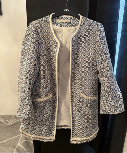 Zara basic tweed jacket - zara,