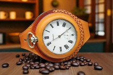 NEW! WW1 times New Leather STRAP Band WRISTBAND For Pocket Watch 38-40mm WWII