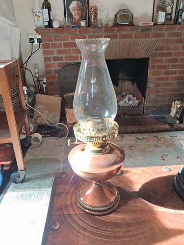 Antique victorian copper oil - victorian,