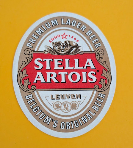 Stella artois lager beer - beer, mat