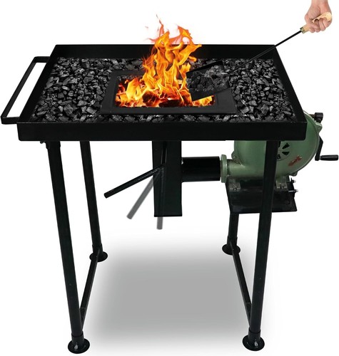 Fire pot coal forge stand - pot, with