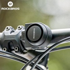ROCKBROS Rechargeable Bike Bell Waterproof Loud Alarm Anti-theft With Remote