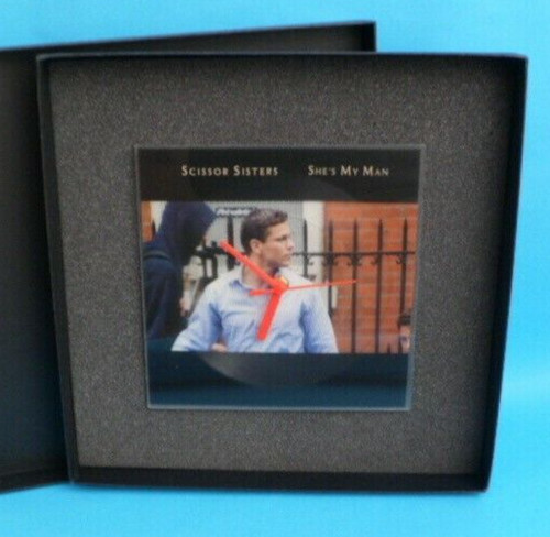 Scissor sisters clock square - scissor,