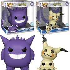 Funko POP Jumbo Pokémon Figure 10" – Choose Mimikyu or Gengar Vinyl Collectible