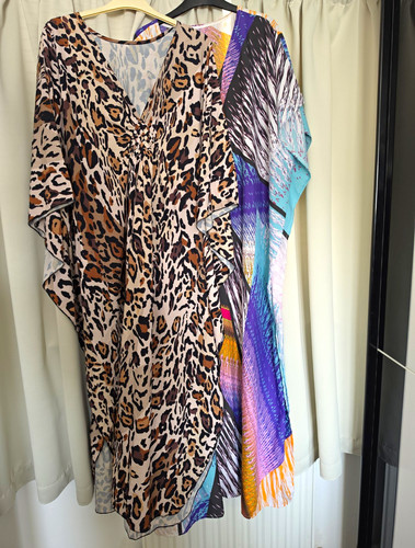 Neck kaftan beach - kaftan,