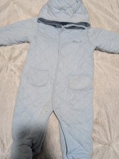 Junior J Blue Snowsuit Quilted
