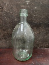 59410 Old Vintage Antique Glass Bottle Mineral Water Patent Onion Mallet PONTIL