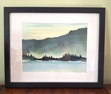 Original framed watercolour
