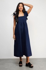 Warehouse Dark Wash Smock