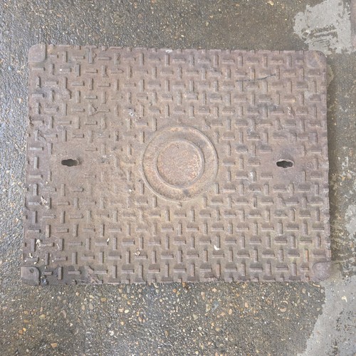 Cast iron manhole cover - iron,