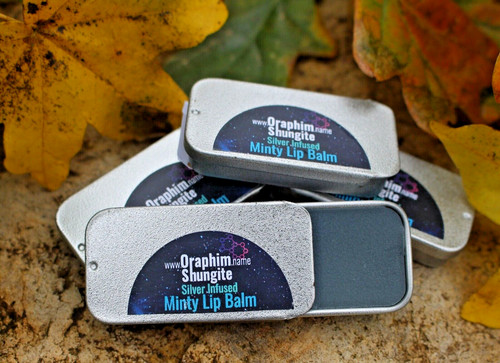 Shungite lip balm minty - shungite,