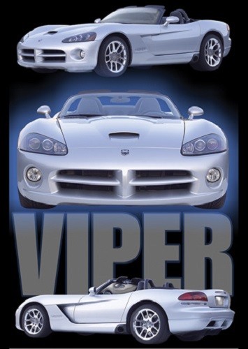 Poster dodge viper car - poster,