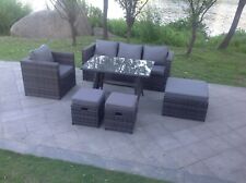 Fimous 7 Seater Rattan Garden