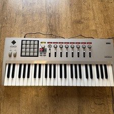 Korg Kontrol49 Midi Keyboard Controller with Power Cable Tested and Working