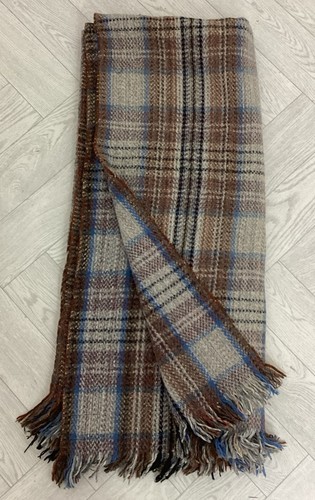 Vintage retro wool rug throw - vintage,