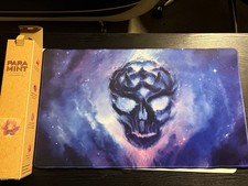 MTG Black/Swamp playmat & deckboxes set USED