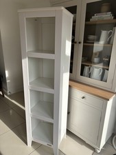 White freestanding tall single