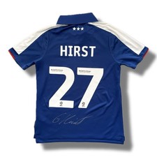 Signed GEORGE HIRST Ipswich Town 2023/24 Football Home Shirt - COA & Photo Proof