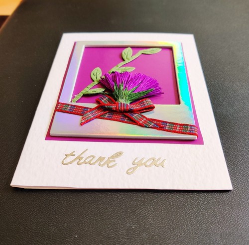 Handmade scottish thistle - scottish,