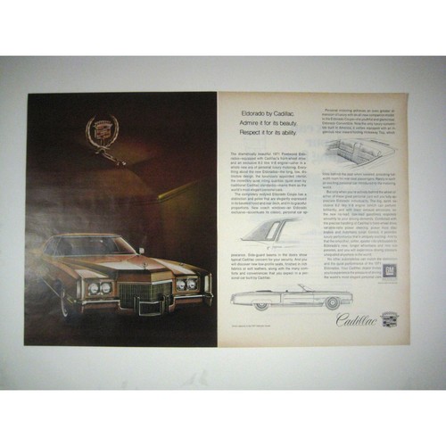 Vintage 1971 cadillac eldorado - 1971,