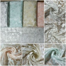Vintage Organza Material Sheer