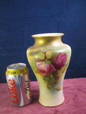 Stunning Large Royal Worcester Vase Hadley Roses Hand  Painted & Signed F Harper