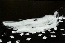 IRINA IONESCO mounted photo print 14 x 11" 1975 gothic nude lesbian erotica II05