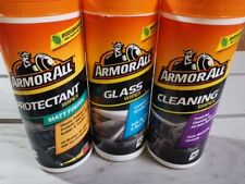 3x Armor All Car Interior Cleaning Wipes Pack for Dashboard,Glass & All Interior
