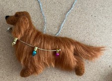 IRISH SETTER with CHRISTMAS