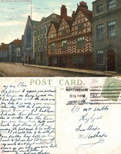 Vintage Postcard - Old Houses