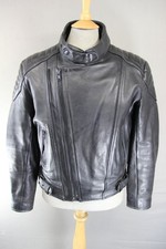 CLASSIC KETT BLACK LEATHER THINSULATE 3M THERMAL LINED BIKER JACKET 38-40 INCH