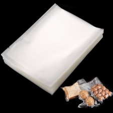100 Pcs Extra Thick Vacuum Pouches Food Storage Strong Bags 90mu Size 250 x 300