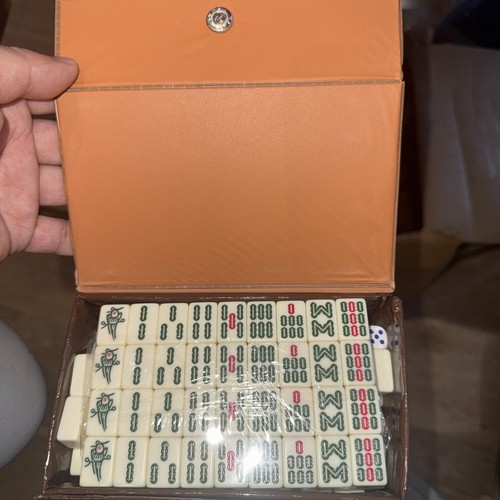 Chinese mahjong set travel 144 - mahjong,