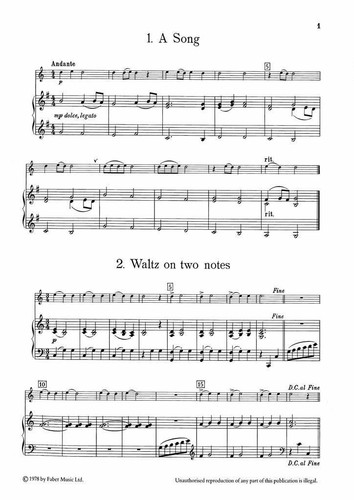 First book treble - of, treble/alto