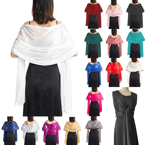 Women satin wrap - wrap, shawl