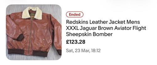 Redskins leather jacket mens - leather,