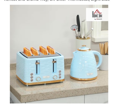 Homcom kettle and toaster - homcom,