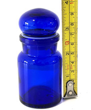 Vintage Small Blue  Glass