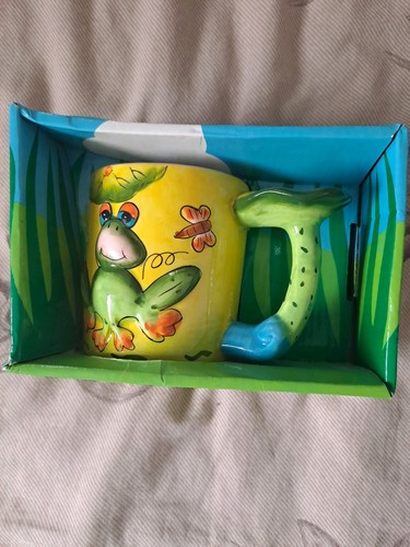 Frog talking mug - frog,