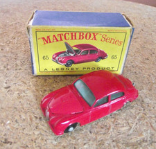 Original Vintage Matchbox 65 Jaguar 3.4 Litre Sedan - Near Mint & Boxed