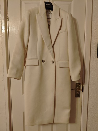 Zara wool coat white - zara,