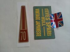 HONDA C70 (early models ), pattern front fork panel ,DECAL  ,RARE