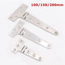 4" 6" 8" Strap T Hinge Ship Cabinet Shed Door Gate Tee Hinge Hardware Heavy Duty