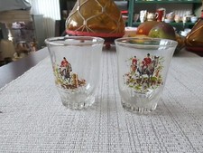 2 x Vintage Hunting Scene Shot