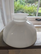 Opaline White Hanging Oil Lamp