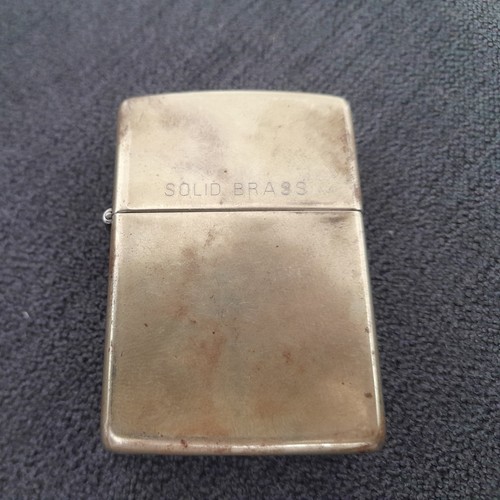 Zippo sold brass - zippo,