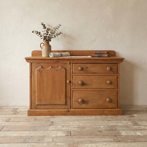 Antique pine sideboard rustic - pine,