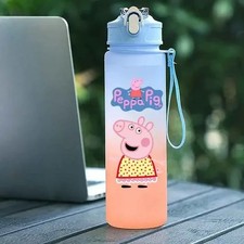 750ML Straw Water Cup Peppa